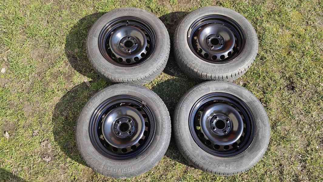 Fiat Punto letní kola pneumatiky Barum 165/70 R14 disky 14" - foto 1