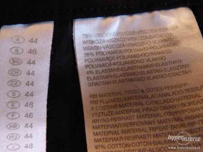 Těhotenské černé kalhoty C&A,vel.44 TOP STAV - foto 3