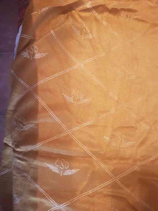 Okenní závěs z vagónu ČSD ČESKOSLOVENSKÉ DRÁHY  - foto 2