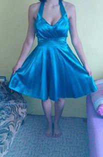 Azurové šaty - foto 1