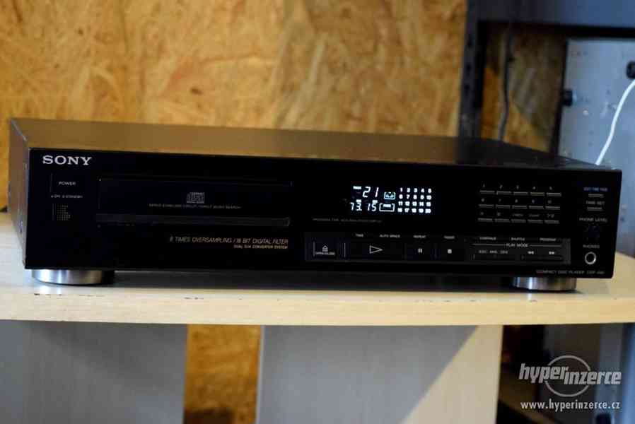 SONY CDP-490 VÝBORNÝ HIFI CD PŘEHRÁVAČ ODĚRKY !! - foto 1