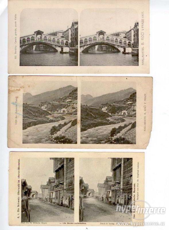 Staré stereoskopní fotografie z r.1895 - foto 4