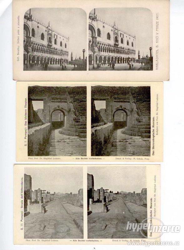 Staré stereoskopní fotografie z r.1895 - foto 8