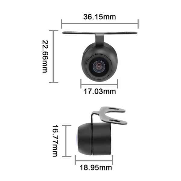 Couvací kamera 4pin 12V 