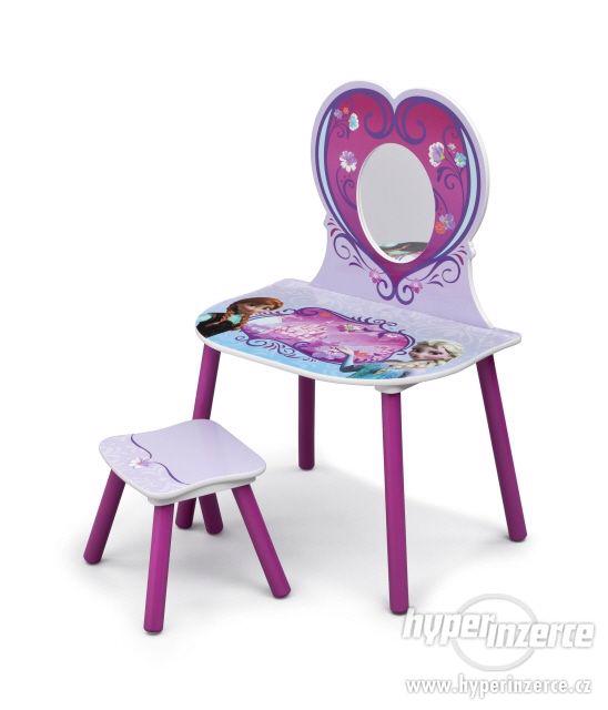 Dětský toaletní set Frozen stolek židlička - foto 1