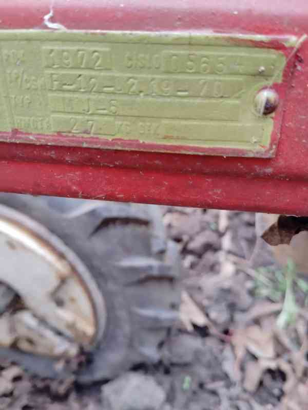Podvozek malotraktoru bez motoru – vhodný na díly - foto 6