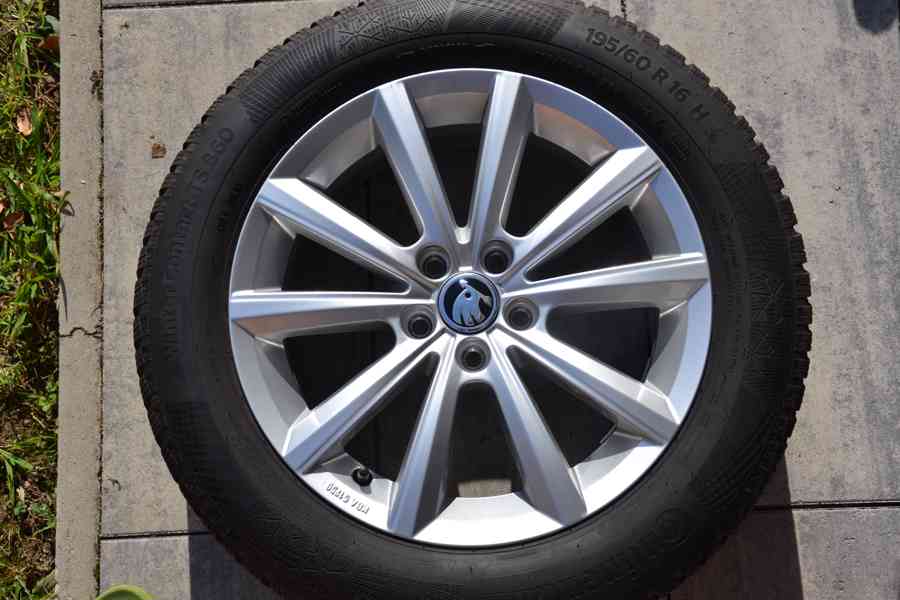 NOVÁ zimní ALU sada Š.Kamiq/Scala+195/60R16 Bridgestone - foto 16