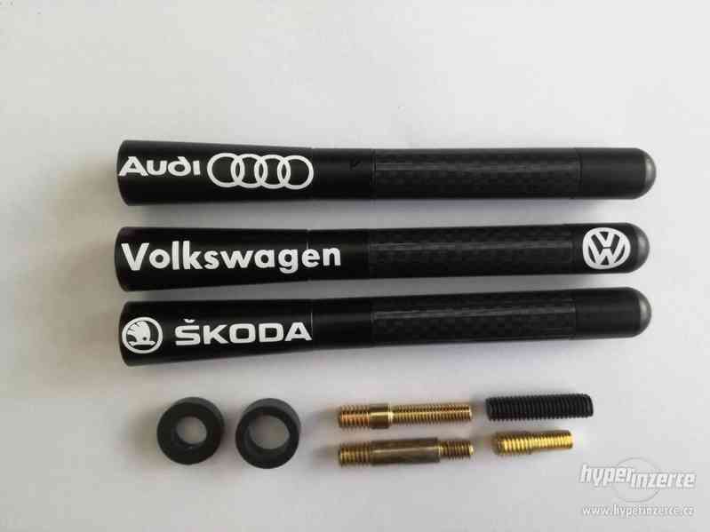 Karbonová anténa - Škoda, Volkswagen, Audi, Seat - foto 1