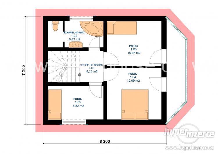 Rodinný dům na klíč Pegas Elegant, 5+kk, 106 m2 - foto 6