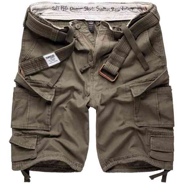 Kraťasy Division Short - olivové - foto 2