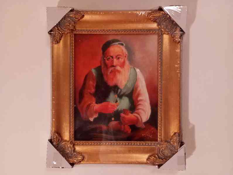 Olejomalba na plátně - zdobený rám 310x260mm - 002 -