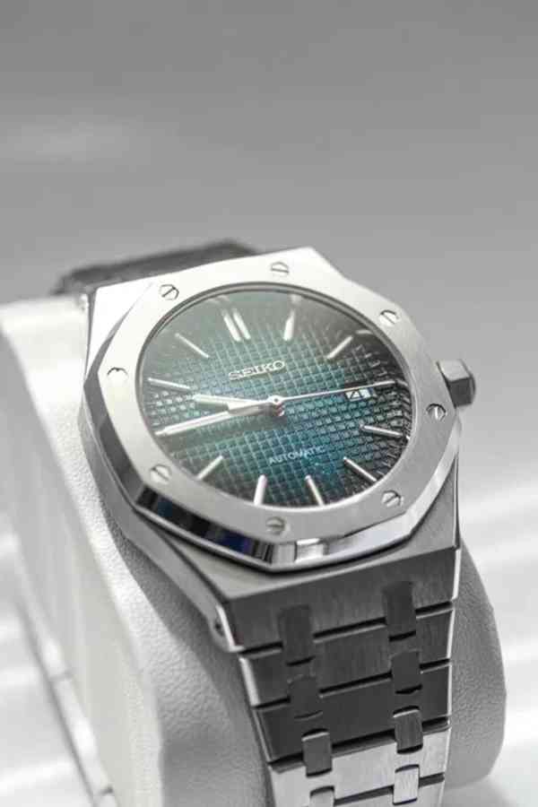 Hodinky SeikoMod RoyalOak Black-Blue Fade - foto 3