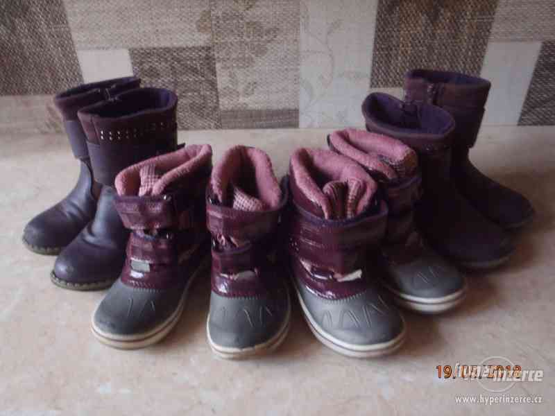 Zimní dětská obuv vel.24 a vel.25 - foto 1