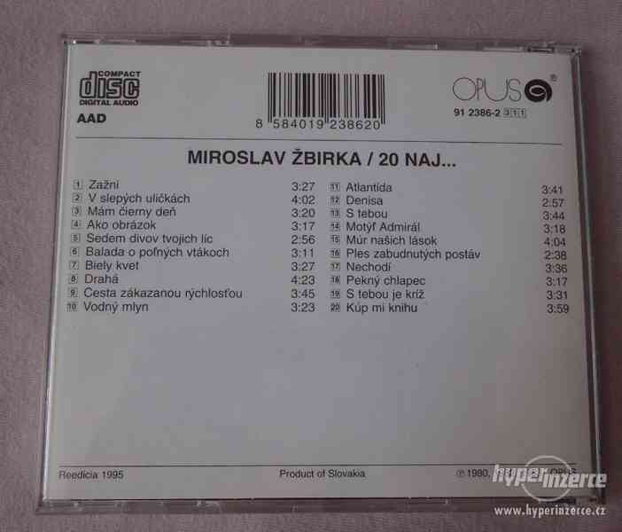 CD Miroslav Žbirka 20 naj... RARITA 1995!! - foto 2