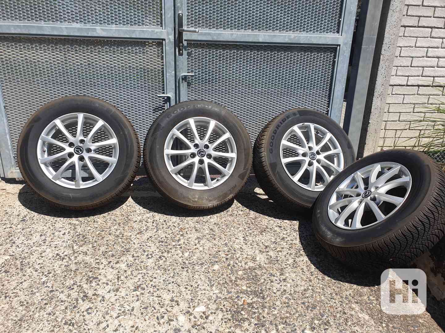 Alu disky Mazda 5x114,3 R17, 7Jx17H+pneu 225/65R17 - foto 1