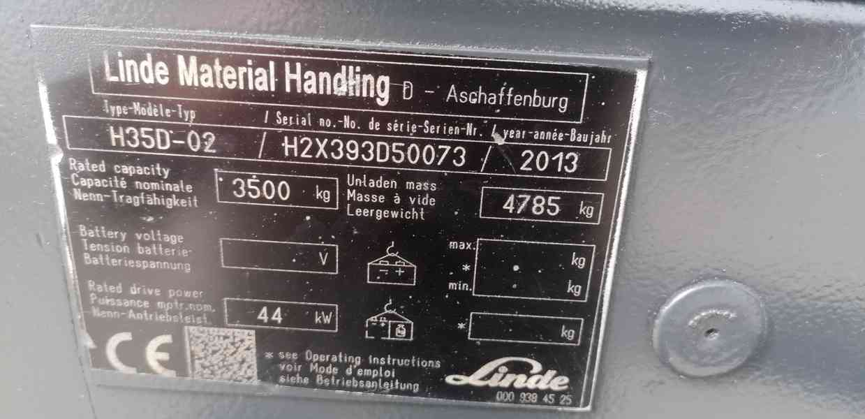LINDE H35D-02 svírací vidle, pozicionér s bočním posuvem - foto 9