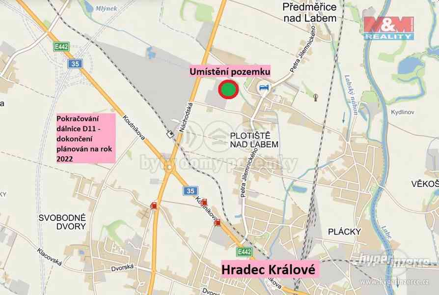 Prodej, pozemek, Hradec Králové - foto 3