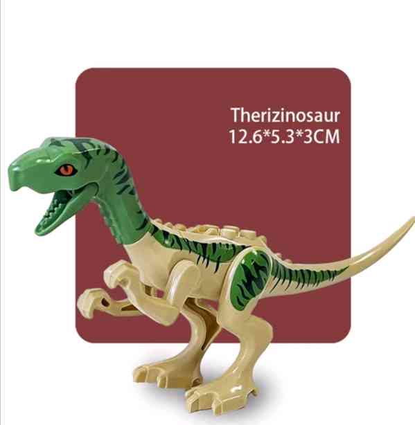 Figurka Dinosaurus Therizinosaurus zelený  - foto 1