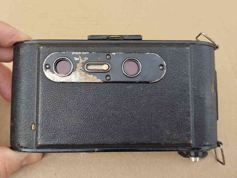 Starý krásný měchový fotoaparát BALDA  s pouzdrem - foto 23