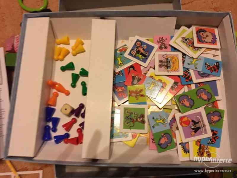 Ideální dárek -Puzzle s velkými díly,společenská hra Krteček - foto 2