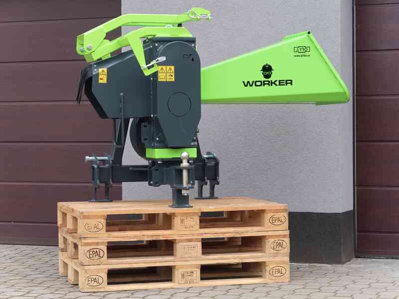 Štěpkovač špalíkovač za traktor do120mm BIG BAG - foto 3