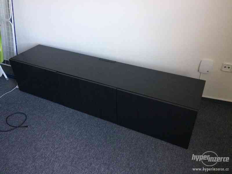 Černý TV stolek BESTA - foto 1