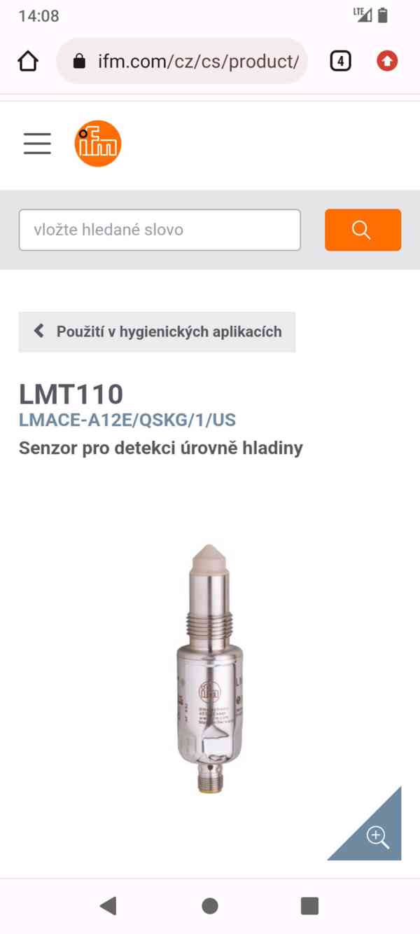 4ks Nový Senzor, snímač pro detekci hladiny LMT110  - foto 2