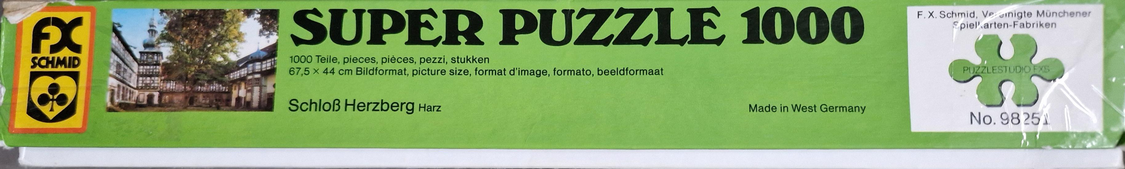 Puzzle Schloß Herzberg Harz 1000 - foto 6