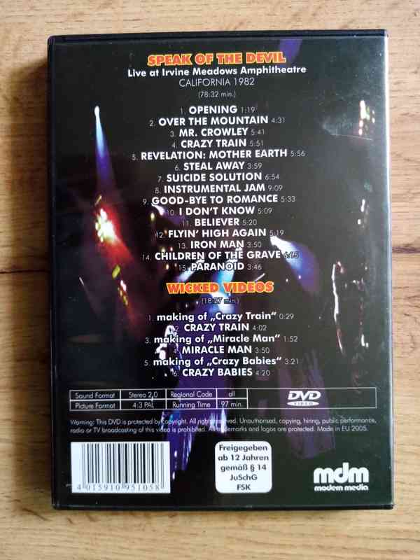 OZZY OSBOURNE - SPEAK OF THE DEVIL - foto 2