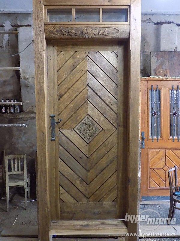 Dřevěné vchodové dveře - foto 4