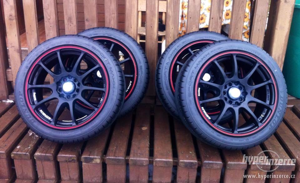 Alu Advan racing s pneu Dunlop Sport! - foto 1