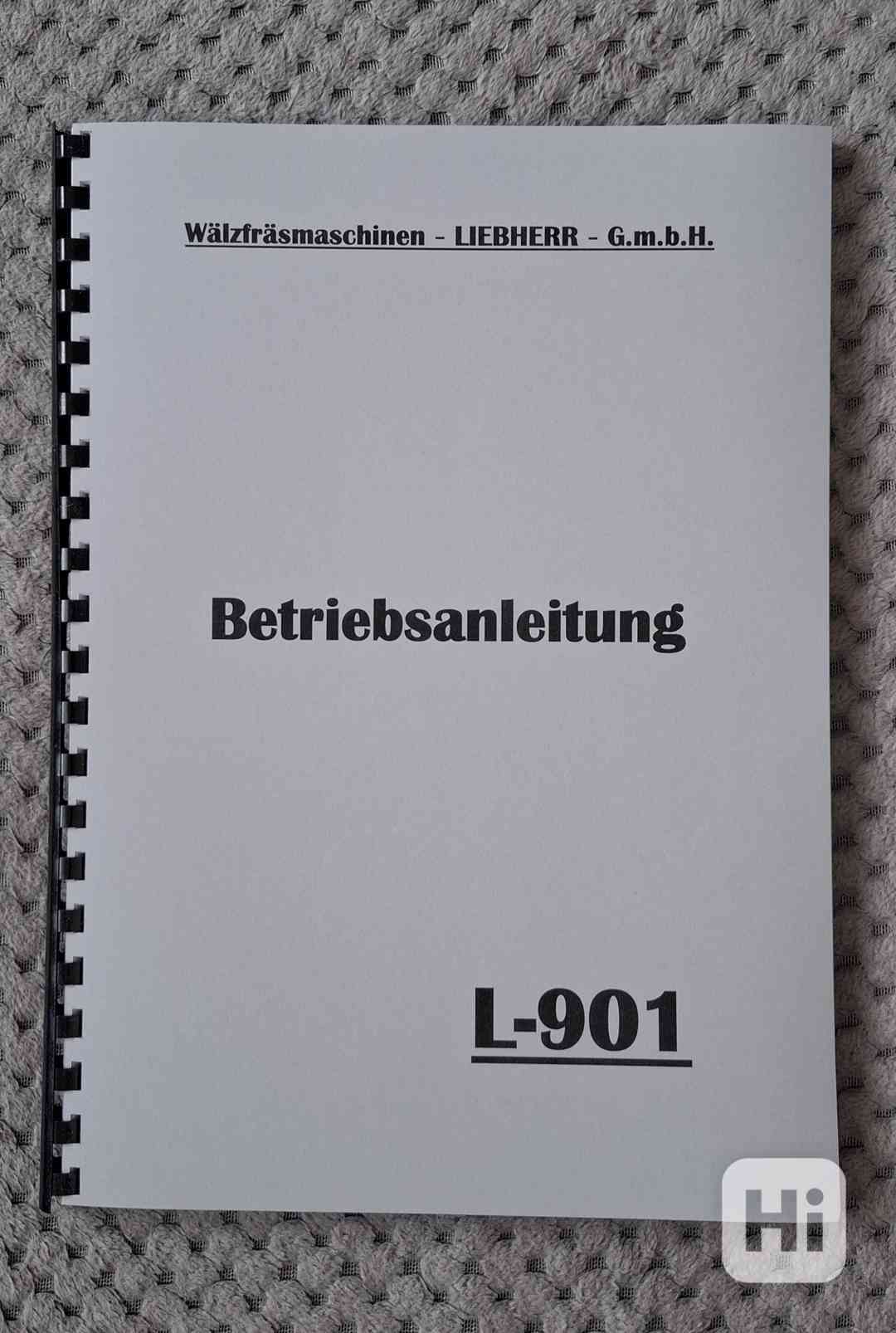 Návod odvalovky LIEBHERR L-901 - foto 1