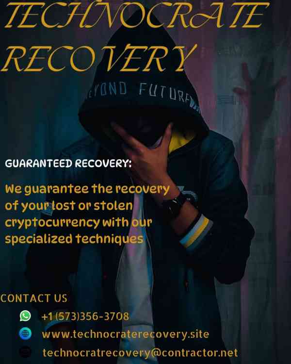 CONTACT TECHNOCRATE RECOVERY EXPERT IN CRYPTO ASSET RECOVERY - foto 1