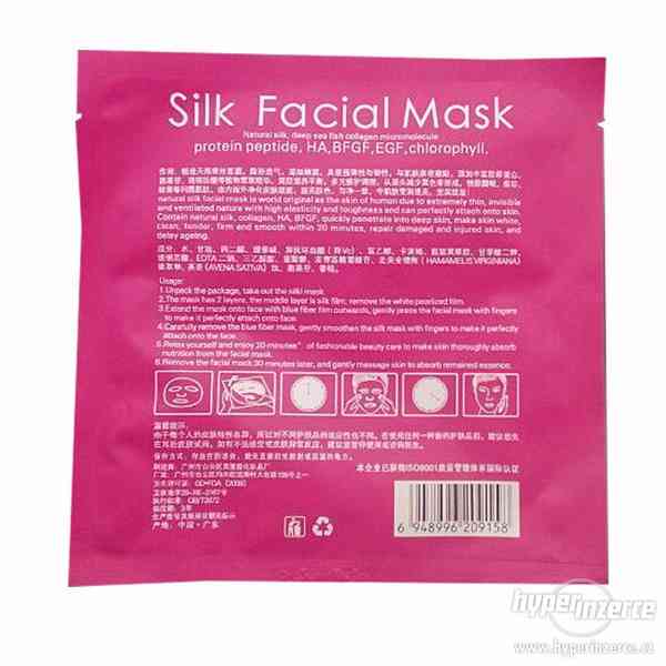 Hedvábná pleťová maska - Silk facial - foto 2