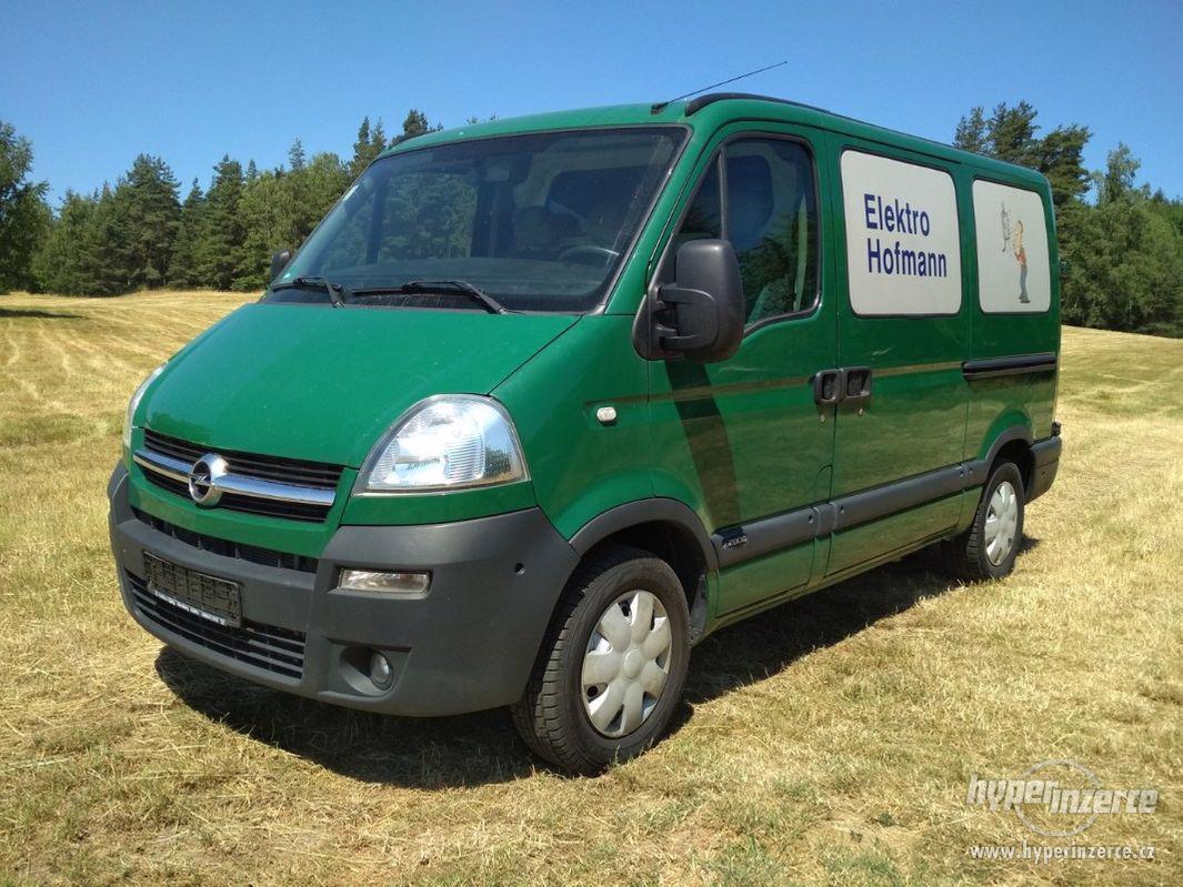 Opel Movano 2.5 6 rychl. 2 posuvné dveře, pěkný stav,3místné - foto 1