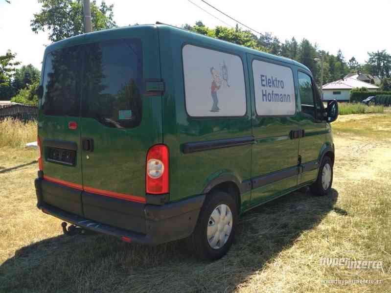 Opel Movano 2.5 6 rychl. 2 posuvné dveře, pěkný stav,3místné - foto 5