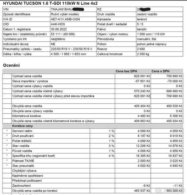 Hyundai Tucson 1,6   T-GDI 110kW N Line – TOP stav - foto 4