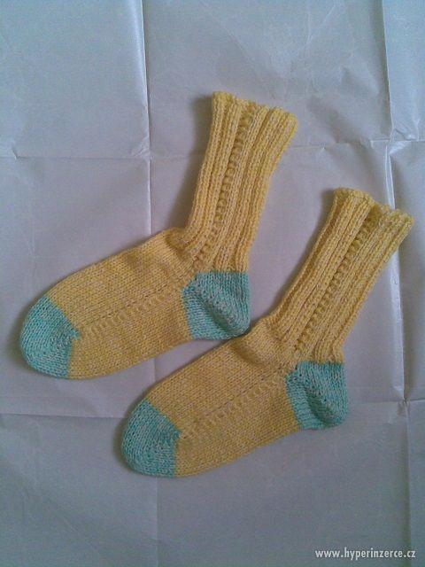 Pletené ponožky - foto 2