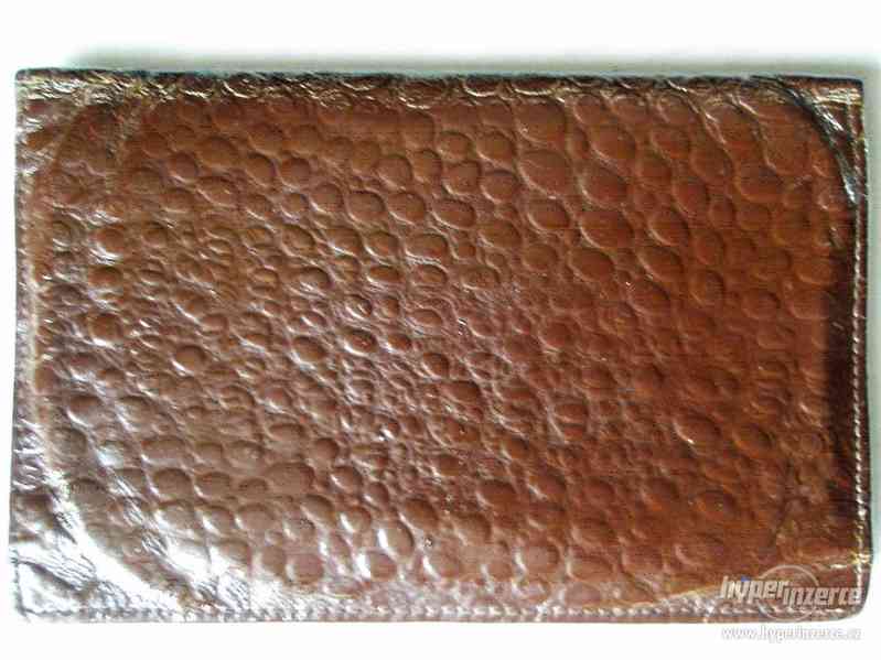 Retro pánská kožená peněženka - foto 1