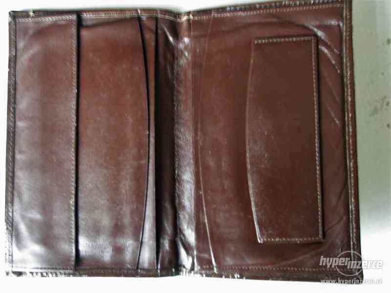 Retro pánská kožená peněženka - foto 2