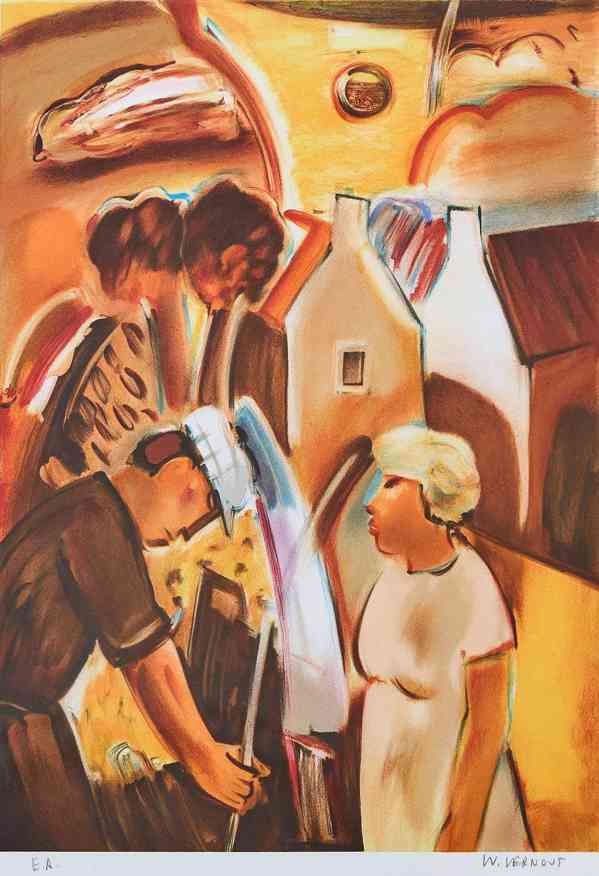 Ward Lernout – litografie EA - foto 2