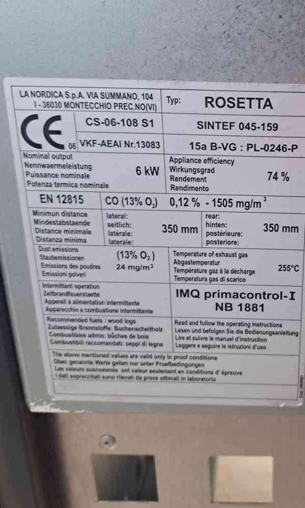 Krbová kamna Nordica  - foto 4