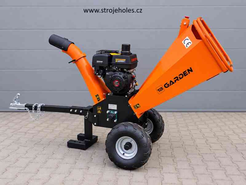 Benzínový štěpkovač TB Garden GS1500 15 HP 12 cm - foto 2