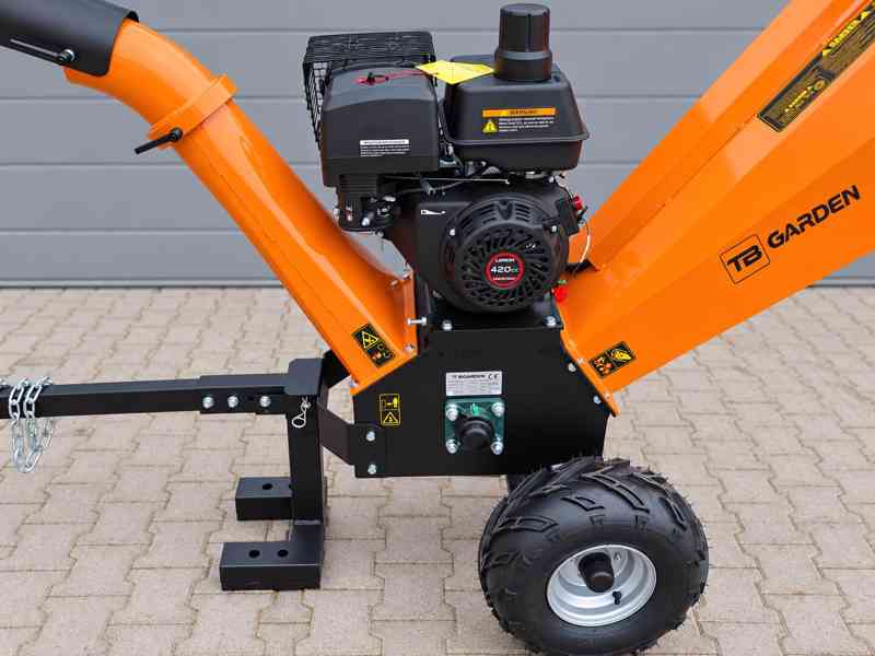 Benzínový štěpkovač TB Garden GS1500 15 HP 12 cm - foto 5