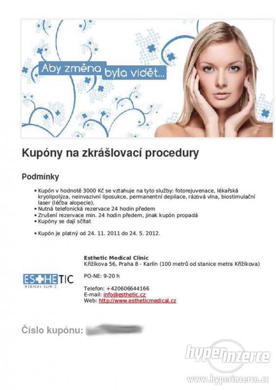 Kupóny na zkrášlovací procedury - foto 1