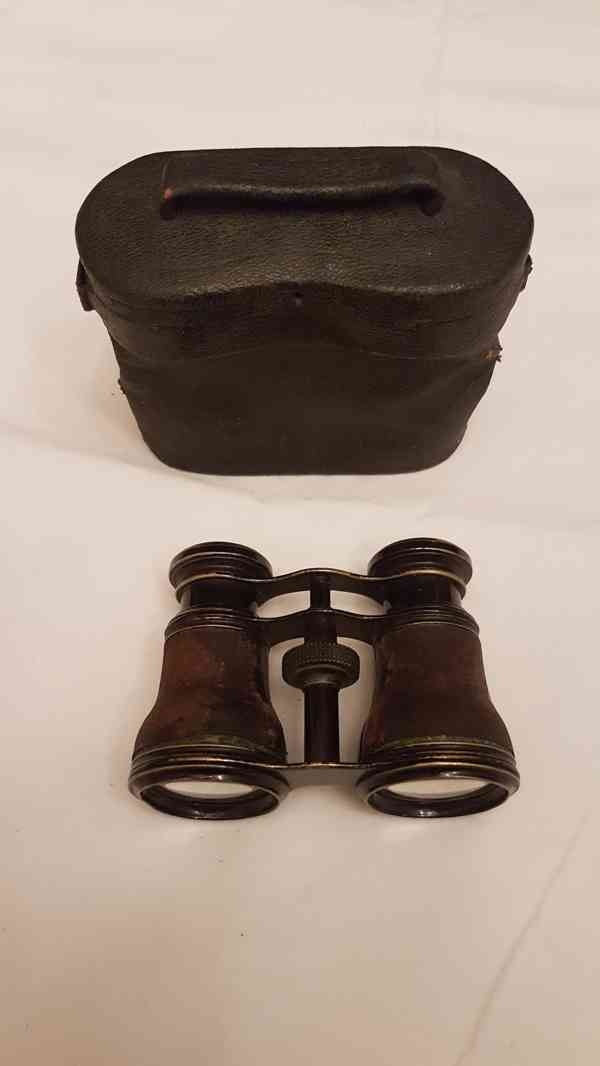 Mosazné starožitné divadelní kukátko zn. A. Neuhofer, Wien - foto 2