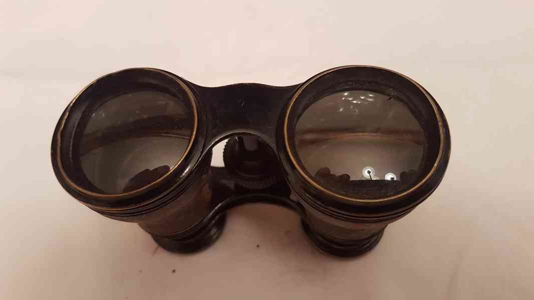 Mosazné starožitné divadelní kukátko zn. A. Neuhofer, Wien - foto 4