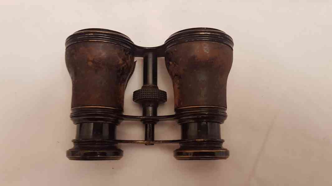 Mosazné starožitné divadelní kukátko zn. A. Neuhofer, Wien - foto 3