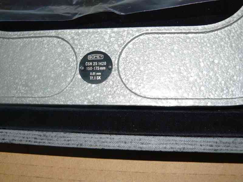 Mikrometr třmenový 150-175mm SOMET  KALIBROVANÝ (NOVÝ) - foto 4