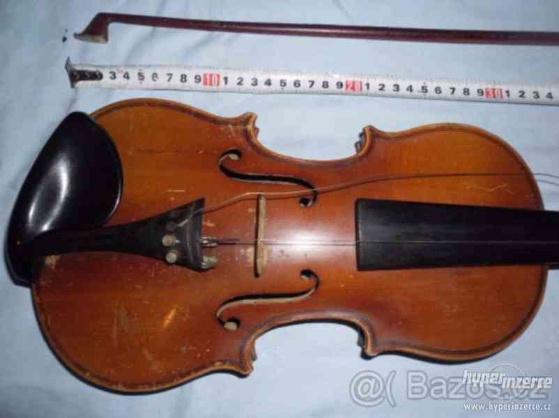 Starodávný housle - zn. V.KUNC - foto 1